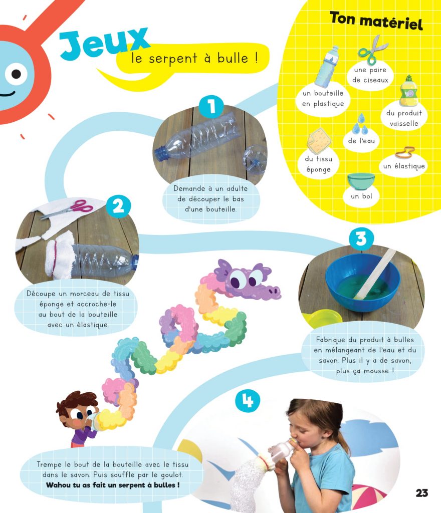 Activité pour un enfant entre 10 et 12 mois : les bulles de savon
